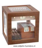 h182W HUMIDOR KABINET 100 CIGARS ADORINI CUBE DELUXE WALNOOT, Nieuw, Tabaksdoos of Verpakking, Verzenden