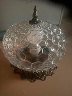 Vintage Glazen Lamp Helena Tynell stijl, Ophalen of Verzenden, Gebruikt, Glas, Minder dan 100 cm