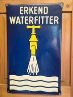 Emaille reclamebord Erkend Waterfilter, Verzamelen, Merken en Reclamevoorwerpen, Ophalen of Verzenden, Zo goed als nieuw, Reclamebord