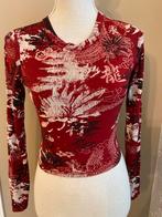 Z.G.A.N. Dames meisjes top shirt maat S 36 176 BERSHKA, Zo goed als nieuw, Lange mouw, Maat 36 (S), Rood