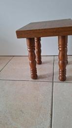 Krukje houten plantenkrukje tafeltje planten 25 hg 21bij21cm, Ophalen of Verzenden, Gebruikt, Hout