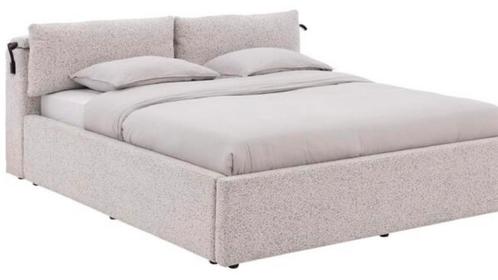 Goossens, bedframe Misty incl lattenbodems en opbergruimte, Huis en Inrichting, Slaapkamer | Boxsprings, Nieuw, 180 cm, 200 cm