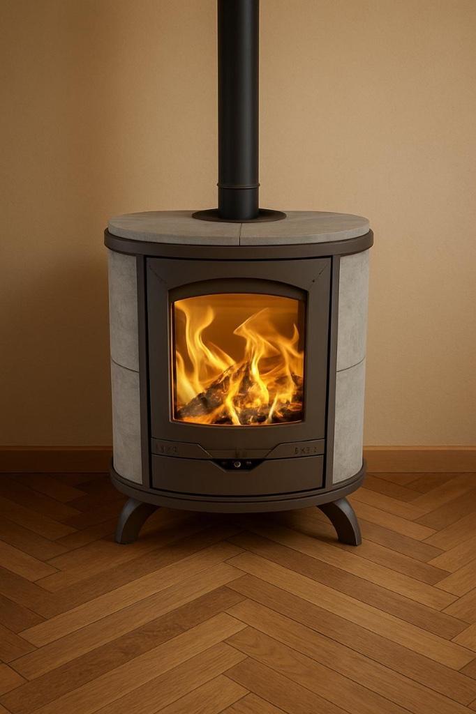 altech eclips, Huis en Inrichting, Kachels, Gebruikt, Vrijstaand, Houtkachel, Hout, Ophalen