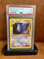 Gengar #5 Fossil Dutch PSA 7, Ophalen of Verzenden, Zo goed als nieuw, Losse kaart