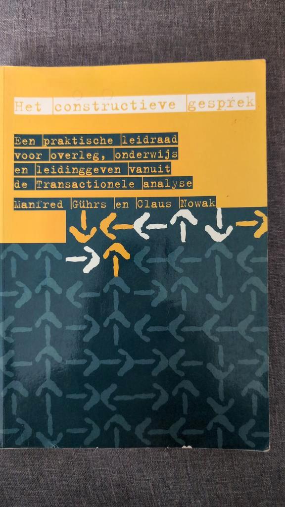 Het Constructieve Gesprek - Guhrs & Nowak, Boeken, Advies, Hulp en Training, Gelezen, Ophalen of Verzenden