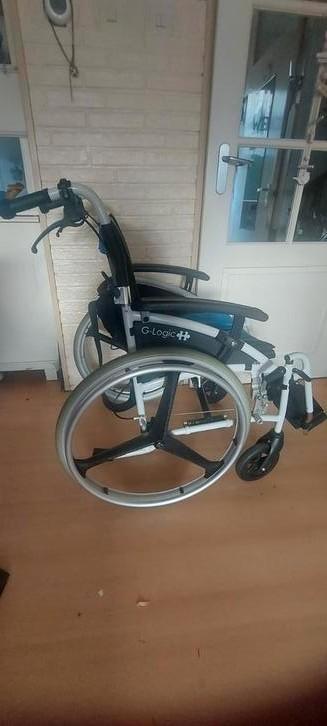 G logic sterwielen en met remmen  rolstoel, Diversen, Rolstoelen, Zo goed als nieuw, Duwrolstoel, Ophalen of Verzenden