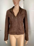 H639 Echt-leren jas maat 36=S winterjas jack winter jasje, Kleding | Dames, Jassen | Winter, Bruin, Ophalen of Verzenden, Zo goed als nieuw