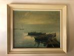 Olieverf schilderij Segers; Zuiderzee, Antiek en Kunst, Ophalen of Verzenden