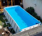 Te koop Bestway zwembad 488x244x122, 400 cm of meer, Opzetzwembad, Zo goed als nieuw, 200 tot 300 cm