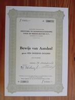 Aandeel Industrie- en Handelmaatschappij Midden-Betuwe, Ophalen of Verzenden, 1950 tot 1970, Aandeel