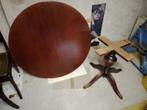 ronde houten tafel, Huis en Inrichting, Ophalen, Gebruikt, Rond, Vier personen