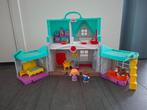 Fisher-Price Little People Huis met Figuren, Kinderen en Baby's, Speelgoed | Poppenhuizen, Ophalen of Verzenden, Gebruikt, Poppenhuis