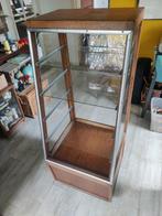 Fraaie originele bakkers vitrinekast, Huis en Inrichting, Kasten | Vitrinekasten, Ophalen, 50 tot 100 cm, Zo goed als nieuw, 150 tot 200 cm