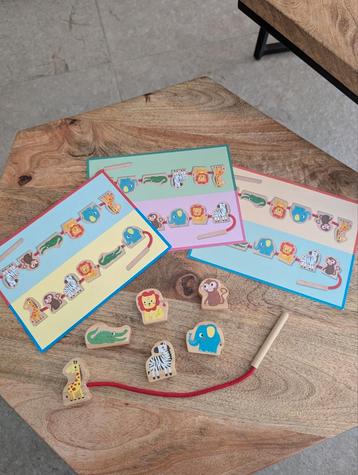 SES creatives - my first houten dieren kralen rijgen beschikbaar voor biedingen