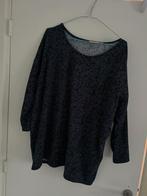 Shirt / tuniek blauw met zwart maat 50 - 52, Ophalen of Verzenden, Gedragen, Blauw, Blouse of Tuniek