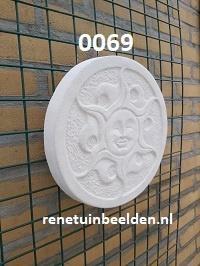 Zon hang bord, Tuin en Terras, Tuinbeelden, Nieuw, Abstract beeld, Beton, Ophalen