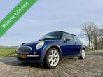 Mini Mini 1.6 One Salt, BJ 2002, Airco, APK Nov 2026, Leer, Auto's, Mini, Voorwielaandrijving, 15 km/l, Gebruikt, 4 cilinders