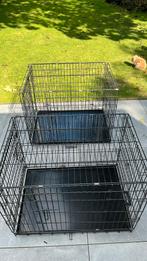 Twee maal honden bench, Dieren en Toebehoren, Ophalen of Verzenden, Zo goed als nieuw, Minder dan 65 cm