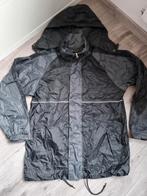 Zwart-grijs regenjas Anuy, maat S (TBW), Ophalen of Verzenden, Zo goed als nieuw, Regenjas