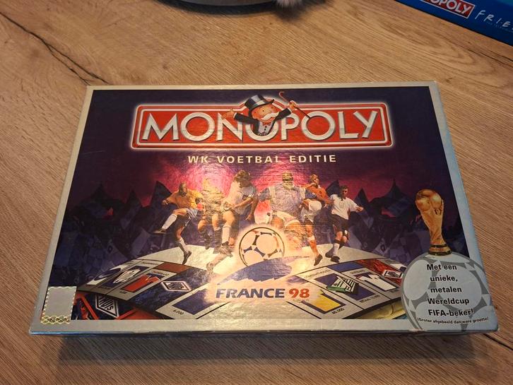 Monopoly WK '98 Editie, Hobby en Vrije tijd, Gezelschapsspellen | Bordspellen, Gebruikt, Een of twee spelers, Drie of vier spelers