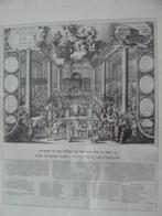 reproductie gravure 1675 Joods Portugese Synagoge, Amsterdam, Antiek en Kunst, Kunst | Etsen en Gravures, Ophalen
