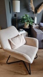Mooie beige fauteuil, Huis en Inrichting, Fauteuils, Ophalen, Zo goed als nieuw, 50 tot 75 cm