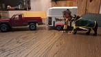 Schleich Pick-up met Paardentrailer - Compleet!, Ophalen, Zo goed als nieuw
