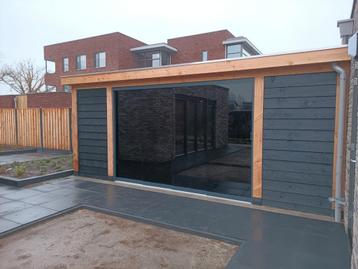 Maatwerk exclusieve houtbouw overkapping/veranda 