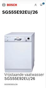 Bosch SGS55E92EU/26 Vaatwasser - Perfect Werkend!, Ophalen, Gebruikt, 60 cm of meer, Kort programma