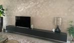 Design tv meubel 4 meter, Minder dan 100 cm, 25 tot 50 cm, 200 cm of meer, Eikenhout