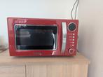 Severin Magnetron Retro Rood, Witgoed en Apparatuur, Magnetrons, Ophalen, Combimagnetron, Grill, Zo goed als nieuw
