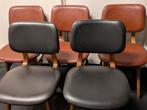 Stoelen Vintage Skai Leren Mid Century Jaren 60 Netjes, Ophalen of Verzenden