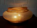 Vintage retro plafonniere plafondlamp wandlamp glas jaren 60, Ophalen of Verzenden, Zo goed als nieuw, Glas, Vintage retro jaren 60 glas Design Mid Century.