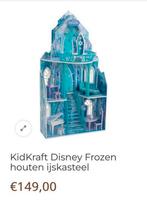 Groot Frozen kasteel paleis huis Elza Elsa incl poppen, Ophalen, Zo goed als nieuw, Poppenhuis