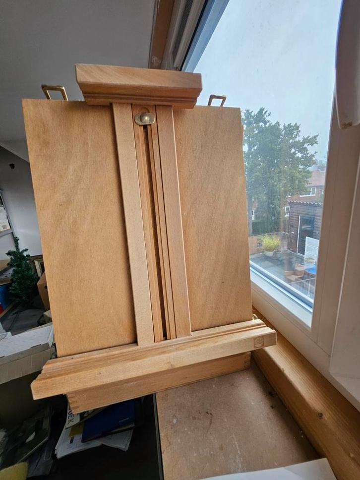 Schildersezel Tafelmodel, Hobby en Vrije tijd, Schilderen, Gebruikt, Ezel, Ophalen