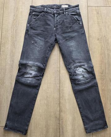 G-Star 5620 3D Ripped Flint Grey Denim 31-32 beschikbaar voor biedingen