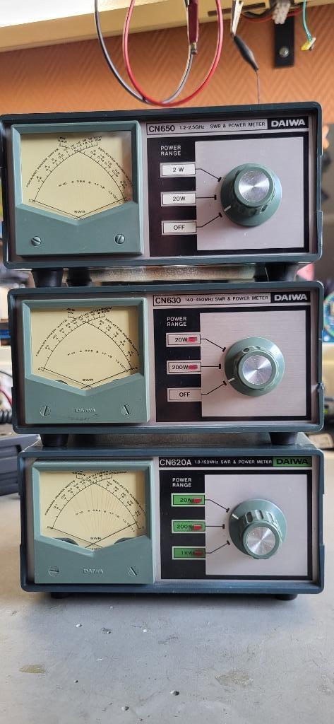 Te Koop:  DAIWA SWR & POWER meters, Telecommunicatie, Antennes en Masten, Gebruikt, Toebehoren, Ophalen