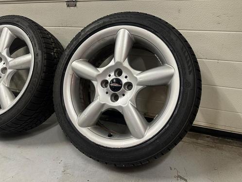 17inch Originele Mini JCW Velgen! A merk band! 4x100, Auto-onderdelen, Banden en Velgen, Banden en Velgen, Winterbanden, 17 inch