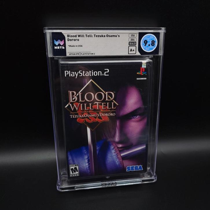 Wata 9.8 A+ Blood Will Tell USA PS2 Factory Sealed nieuw, Spelcomputers en Games, Games | Sony PlayStation 2, Nieuw, Avontuur en Actie