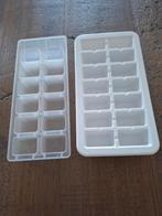 Ijsblokjes houders van hard plastic - 2 stuks, Huis en Inrichting, Keuken | Keukenbenodigdheden, Ophalen of Verzenden, Zo goed als nieuw
