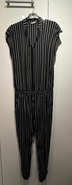 Geisha zwart gestreepte jumpsuit, aan been gesmockt  mt 38/M, Ophalen of Verzenden, Zo goed als nieuw, Maat 38/40 (M), Zwart