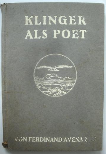 Ferdinand Avenarius Max Klinger als Poet Im Kunstverlage Geo beschikbaar voor biedingen