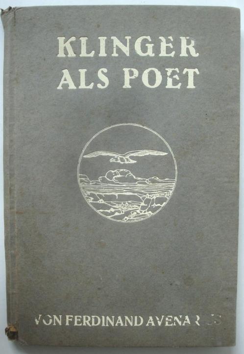 Ferdinand Avenarius Max Klinger als Poet Im Kunstverlage Geo, Boeken, Kunst en Cultuur | Beeldend, Gelezen, Beeldhouwkunst, Ophalen of Verzenden