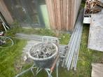 Steiger, buizen klemmen en planken, Doe-het-zelf en Verbouw, Metalen, Ophalen, Zo goed als nieuw