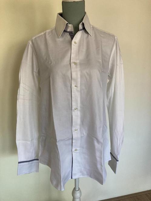 Wit overhemd - Pal Zileri, Kleding | Heren, Overhemden, Zo goed als nieuw, Halswijdte 39/40 (M), Wit, Ophalen of Verzenden
