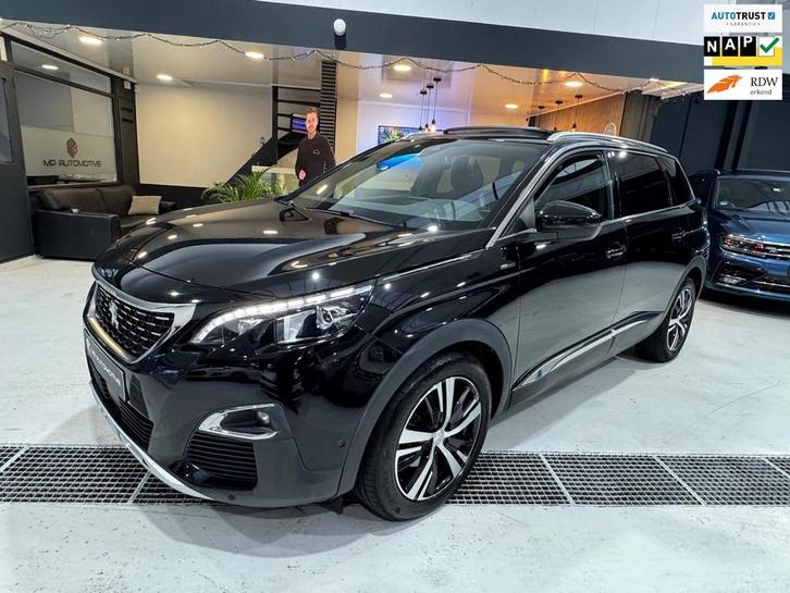 Peugeot 5008 1.6 e-THP GT-Line AUT|LPG|7P|Pano|Massage|Led|N, Auto's, Peugeot, Bedrijf, Te koop, 360° camera, ABS, Achteruitrijcamera