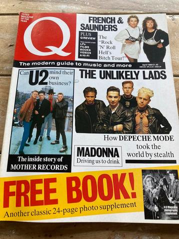 Q Magazine 1989 oa DEPECHE MODE John Peel U2 beschikbaar voor biedingen