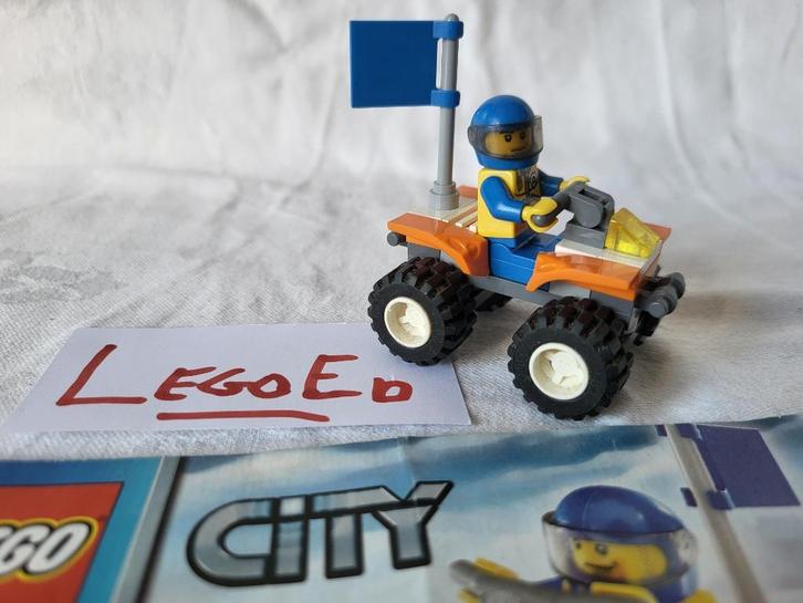 Lego 7736 - Coast Guard Quad Bike - Town/City/Coast Guard, Kinderen en Baby's, Speelgoed | Duplo en Lego, Zo goed als nieuw, Lego
