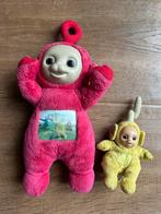 Vintage Teletubbie grote knuffel en kleine rammelaar, Ophalen of Verzenden, Gebruikt, Overige typen