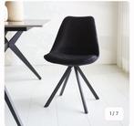 4 Nieuwe Industriële Stoelen - Zwart Metaal, Zwart, Nieuw, Ophalen of Verzenden, Vier